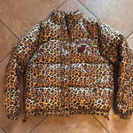 Miami Heat Leopard Print Ultra Game Puffer Jacket (Women’s Large) Brown Photo 0