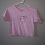 PacSun  Valentines Pink Baby Tee Photo 0