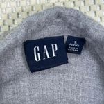 Gap Tiered Mini Shirt Dress Long Sleeve Button Down Casual Gray S Petite Photo 4