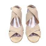 Banana Republic Jacee Suede Ankle Wrap Heels Stiletto Gladiator Women's 9.5 4-In Photo 2