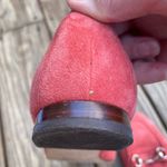 Talbots RARE Red Posh Suede Leather Flats, Loafers Made in Spain Size 8.5 Narrow Photo 7