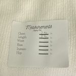 J.Crew Front Lace Long Sleeve Stretch Plush Knit Sweater Rib Hems M True White Photo 7