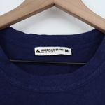 American Giant Navy Blue Ribbed Tank Top Size Medium Made in USA Hemp Cotton Photo 2