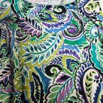 Nina Leonard Paisley Sleeveless Dress Photo 2