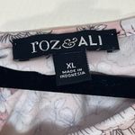 Roz & Ali | Blush Pink Butterfly & Floral Print Layered Sleeveless Top | XL Photo 6