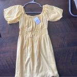 Forever 21 (3/$40 Item)  Yellow Babydoll Dress Size S! NWT Photo 4