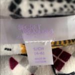 secret treasures Comfy Pajama Top Long Sleeve Fleece Soft Lightweight Owls Oversized Small Photo 6