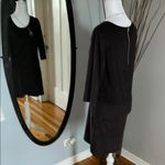 Allison Joy . Black Long Sleeve Dress with Zipper Detail Photo 1