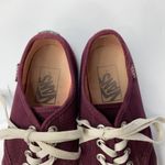Vans ‎ maroon sneakers size 7 Photo 2