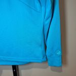 Salomon  Asymmetrical Zip Motomesh Pullover Blue Size Medium Photo 2