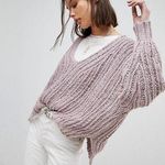 Free People Oversized Open Knit Sweater  Photo 0