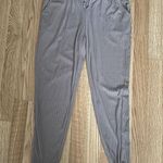 Rainbow Sandals Rainbow Gray Ribbed Knit Drawstring Women Joggers Pants Size Medium Lounge Photo 1