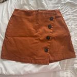 Women’s Mini Skirt Size Small Orange Photo 0