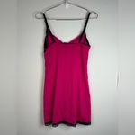 Pink & Black Lace Slip Dress Photo 7