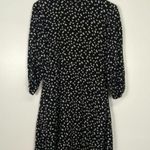 ZARA  Black and White Polka Dot High Neck Dress Photo 2
