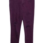 Gap  For Good 1969 Easy Leggings Jeans Distressed Rip Knees Womens 27R Stretch Photo 0