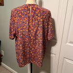 Kathie Lee Collection KATHIE LEE pink‎ floral blouse women's size 16 Photo 4