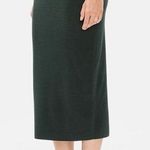 Eileen Fisher Deep Hemlock Green Luxe Merino Pencil Skirt Photo 0