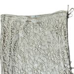 Silken Poetry Hand Crochet 100% Silk Lace Maxi Skirt Beige Size S Boho Beach Tan Photo 2