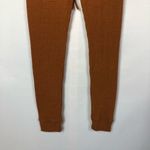 Boutique Rust Orange High Rise Waffle Knit Lounge Harem Pants XS Photo 5