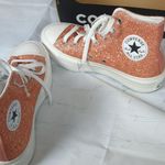 Converse CTAS loft hi healing clay/light gold platform sneakers size 7 Photo 4