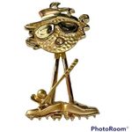 Pacific&Co Vintage American Jewelry  articulated golfer brooch Photo 0