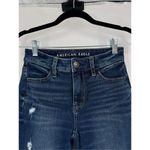 American Eagle  Super‎ HI-RISE JEGGING Size 0 distressed skinny Photo 2