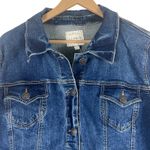 Torrid  Denim Jacket Womens 1X Dark Wash Stretch Pockets Western 90s Casual Photo 1