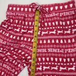 Victoria's Secret Victoria’s Secret Pink Pajama Pant Red Log Dachshund Dog Print Lounge Holiday XS Photo 7