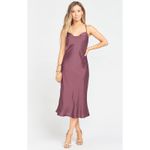 Show Me Your Mumu Verona Cowl Dress Dusty Plum Luxe Satin XL NWT Photo 1