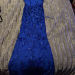 Dillard's  Prom Dress Blue Royal Photo 1