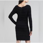 Alice + Olivia  Tabitha Chenille Cashmere Blend Dress Black Size SP Photo 1