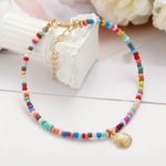 1pc Boho Gold Shell Beaded Anklet Beach Adjustable Bracelet Women Jewellery HP Photo 3