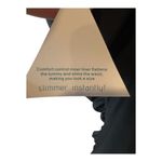 Women’s Black One Piece Swimsuit Size XL Shirred Front Tummy Control Minimizer Photo 4