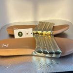Shade & Shore Shade and sure beautiful gold slip on sandals. New tags size 11.​ Photo 1