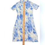 Michael Kors casual Blue Tie Dye short sleeve hoodie dress Size XS Photo 2