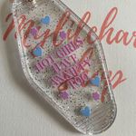 Handmade Hot Girls Have Anxiety Too Keychain  Photo 1