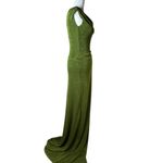 Khanums Slinky Off The Shoulder Maxi Dress in Green XSmall New Womens Gown Size XS Photo 5