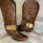 Handmade Removable Women’s Boot Band/Cuffs Gold Photo 5