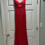 JVN by Jovani Red glittery prom dress Photo 2