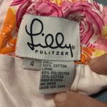 Lilly Pulitzer  Halter Dress Floral Patchwork Size 4 Sundress Yellow and‎ Pink Photo 9