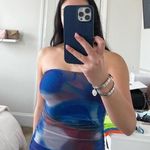 Princess Polly  Micah Mini Dress Blue Multi Photo 0