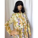 Vintage 60’s unbranded Yellow Floral Maxi Dress & Matching Coat Set medium Photo 5