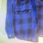 VICI  Blue Plaid Long Sleeve Shirt size x small Photo 1