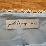 Petal and Pup Blue Water Color MIDI Skirt Size XL Photo 2