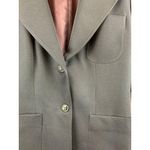 Vintage Happy Legs Blazer Size 5 Classic Black Wool Womens Jacket Photo 3