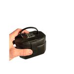 None Black Faux Leather Jewelry Box With Mirror & Initial E Monogram - Travel Size 5" Photo 7