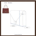 Cartier  Vintage Bordeaux Top Handle Kelly Flap Bag‎ Photo 4