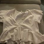 White flowy croptop Photo 1