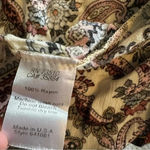 Ivy Jane  long sleeve paisley blouse size L Photo 6